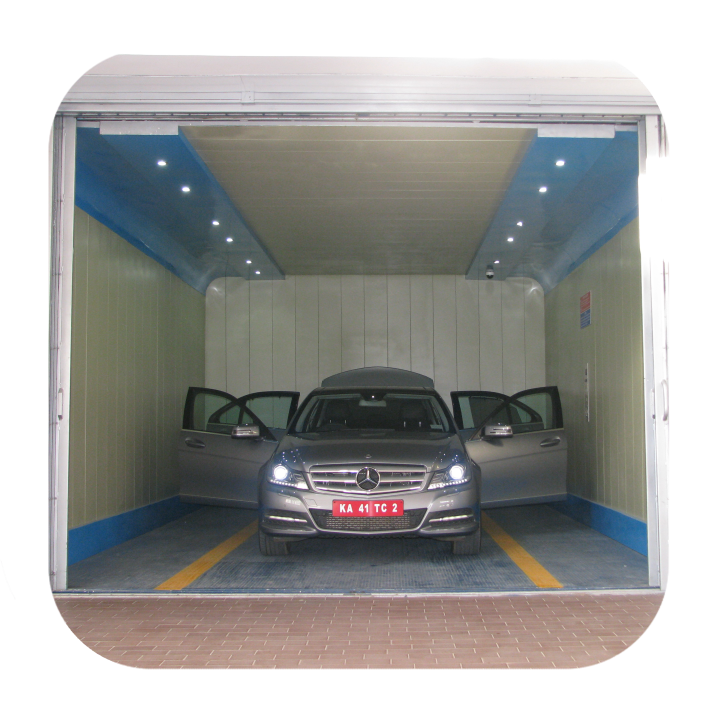 Hydraulic Car Elevator for Showroom and Mall Parking, hydraulic car elevator manufacturer in bangalore