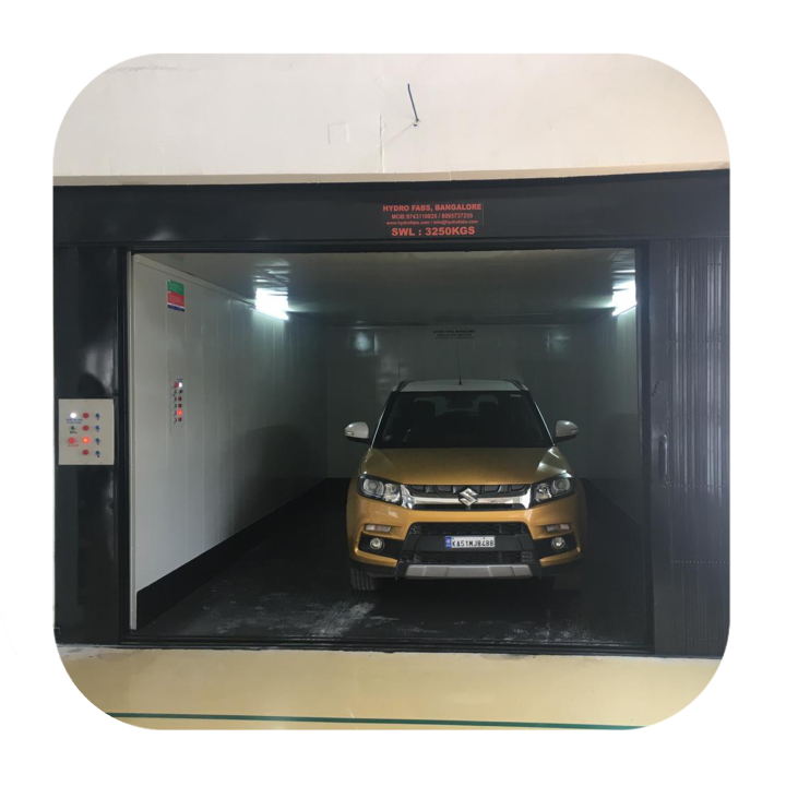 Hydraulic Car Elevator for Showroom and Mall Parking