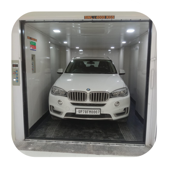 Hydraulic Car Elevator for Showroom and Mall Parking